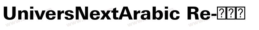 UniversNextArabic Re字体转换